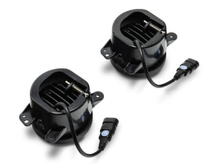 Raxiom Axial Series Tri-Bar White LED Fog Lights: Fits Most Jeep Wrangler JK/JL Models (2007-2026)