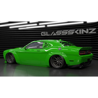 Glassskinz Bakkdraft Combo Set (Rear & Side Window Louvers): Dodge Challenger 2008 - 2023 (All Models)