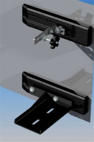 Rampage High Lift Jack Mount Black: Jeep Wrangler JK 2007-2018 3.6L V6 / 3.8L V6