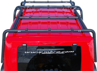 MBRP Black Coated Front Roof Rack Extension: Jeep Wrangler 2007-2010