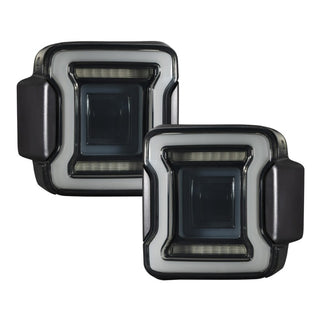 FORM Lighting Sequential LED Tail Lights Smoke (PAIR): Jeep Wrangler 2018-2023 6.4L/3.6L