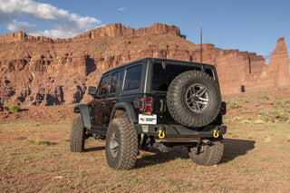 Rugged Ridge HD Bumper Rear (REAR): Jeep Wrangler JL 2018-2025 3.6L/6.4L 392