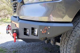 Fishbone Offroad Pike Winch Plate for Ram 1500 (2019-2024) - Black