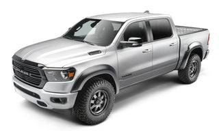 Bushwacker Extend-A-Fender Flares 4pc Smooth Black: Ram 2019-2024 3.0L/3.6L/5.7L/6.2L TRX Excl Rebel/TRX