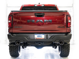 AWE Tuning Rebel Catback Exhaust Chrome Tips: Ram 1500 3.0L 2025-2026