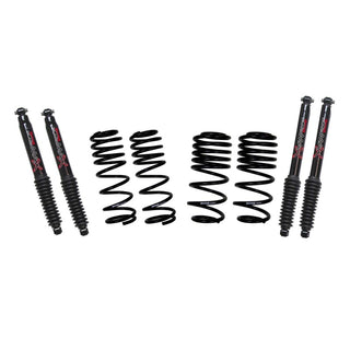 Skyjacker 2-2.5in Lowering Kit w/ Black MAX Shocks: Jeep Wrangler JL 2021-2024 2.0L Turbo