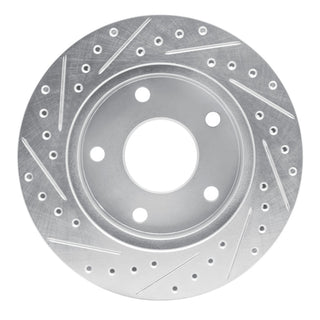R1 Concepts Drilled & Slotted Brake Rotor (FRONT RIGHT): Dodge Ram 1994-2001 3.9L/4.7L