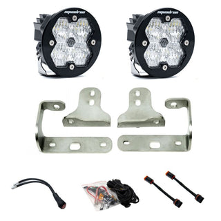 Baja Designs Squadron-R Sport 2.0 Fog Kit (FRONT): Fits Jeep Gladiator / Wrangler 2018-2025 w/ Sport Bumper - Clear