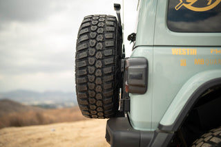DV8 Offroad Spare Tire Carrier: Jeep Wrangler JL 2018-2025 3.6L / 6.4L 392