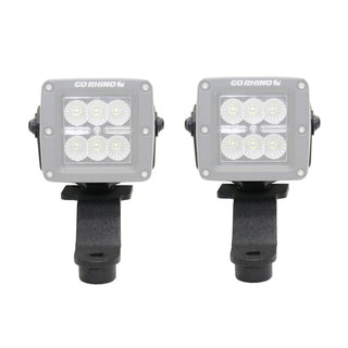 Go Rhino Light Mount for 3in Cube LED: Fits Most Jeep Wrangler / Gladiator Models (2007-2026)