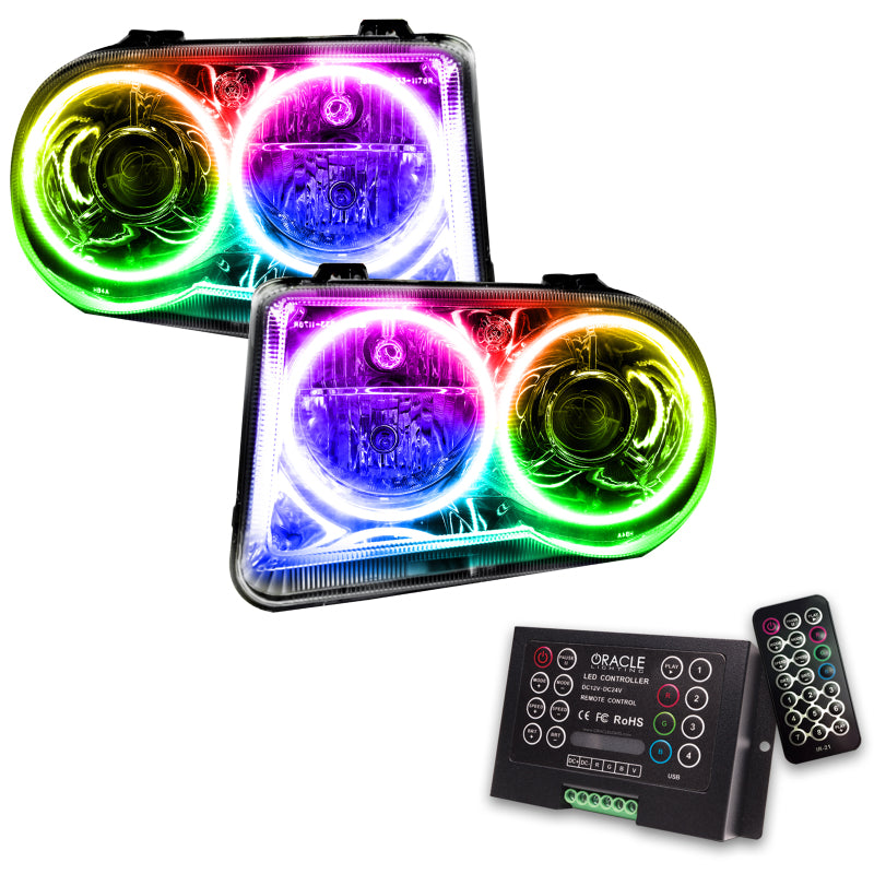 Oracle 05-10 Chrysler 300C V8 SMD HL - Non HID - ColorSHIFT w/ 2.0 Controller