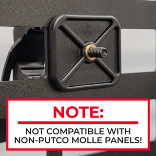 Putco Small TEC Molle Mounting Plate for 20-21Jeep Gladiator - 18in W x 17.5in H (Fits 184500)