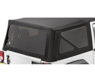 Bestop Window Set Premium Black Twill (REAR): Jeep Wrangler JK 2007-2009 3.8L V6