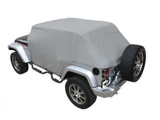 Rampage Unlimited Cab Cover w/ Door Flaps: Jeep Wrangler JK 2007-2018 Grey