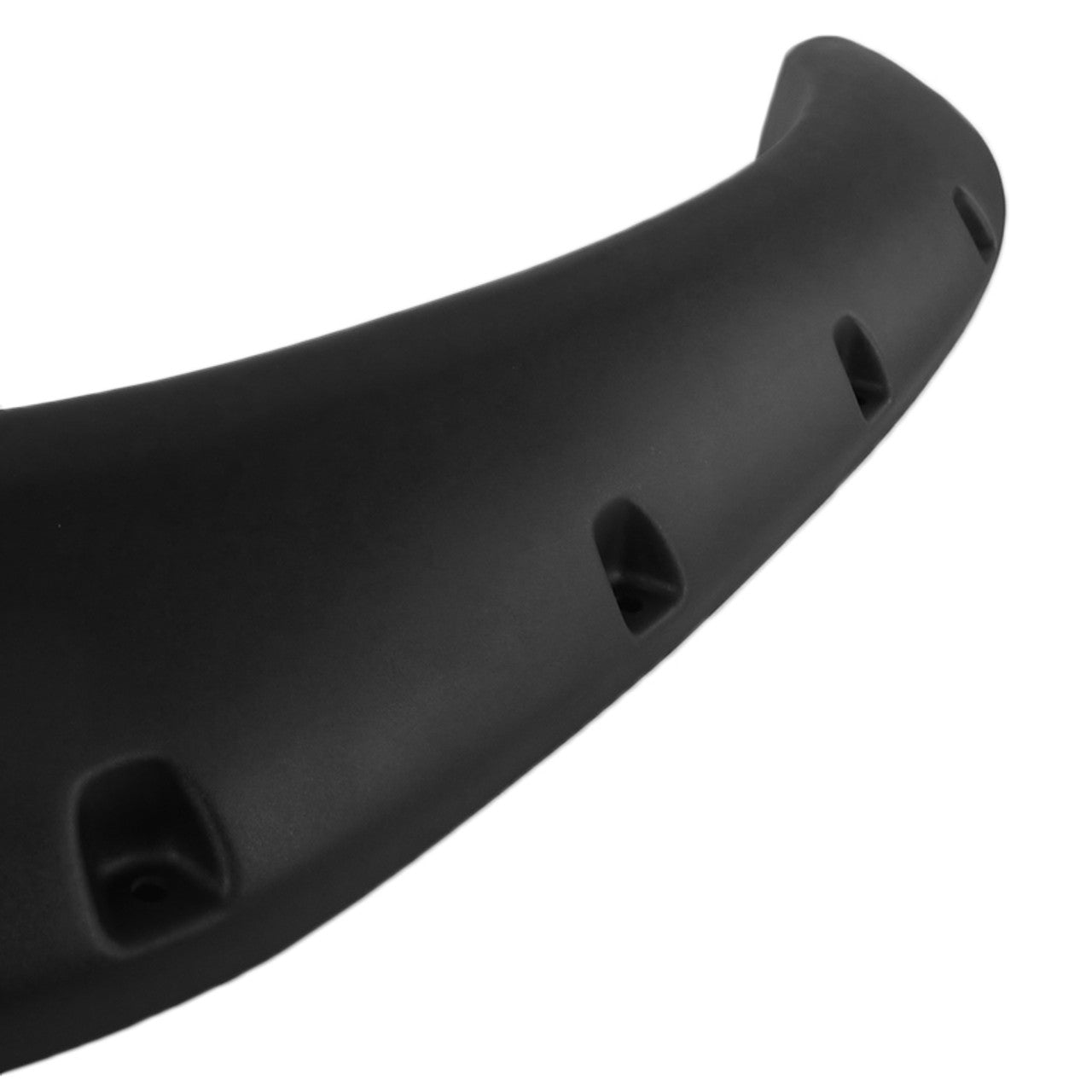 Spec D Riveted Style Fender Flares (Smooth Black, 4pc): Dodge Ram 2002 - 2009