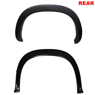 Spec D Factory Style Fender Flares (Smooth Black, 4pc): Dodge Ram (w/ 6.5ft bed) 2002 - 2009