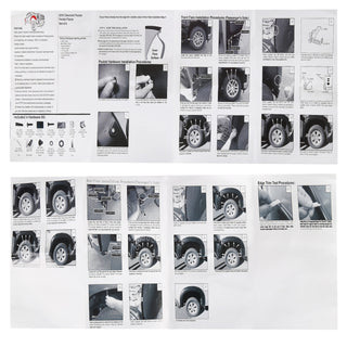 Spec D Riveted Style Fender Flares (Texture Black, 4pc): Ram 1500 2019 - 2024