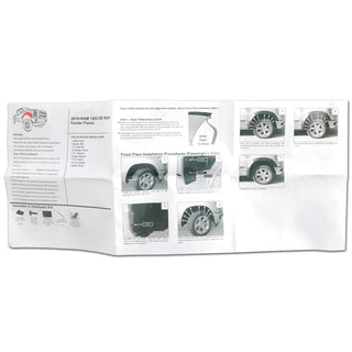 Spec D OEM Style Fender Flares: Ram 1500 2019 - 2024