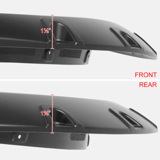 Spec D Riveted Style Fender Flares (Smooth Black, 4pc): Ram 2500 & 3500 2019 - 2024