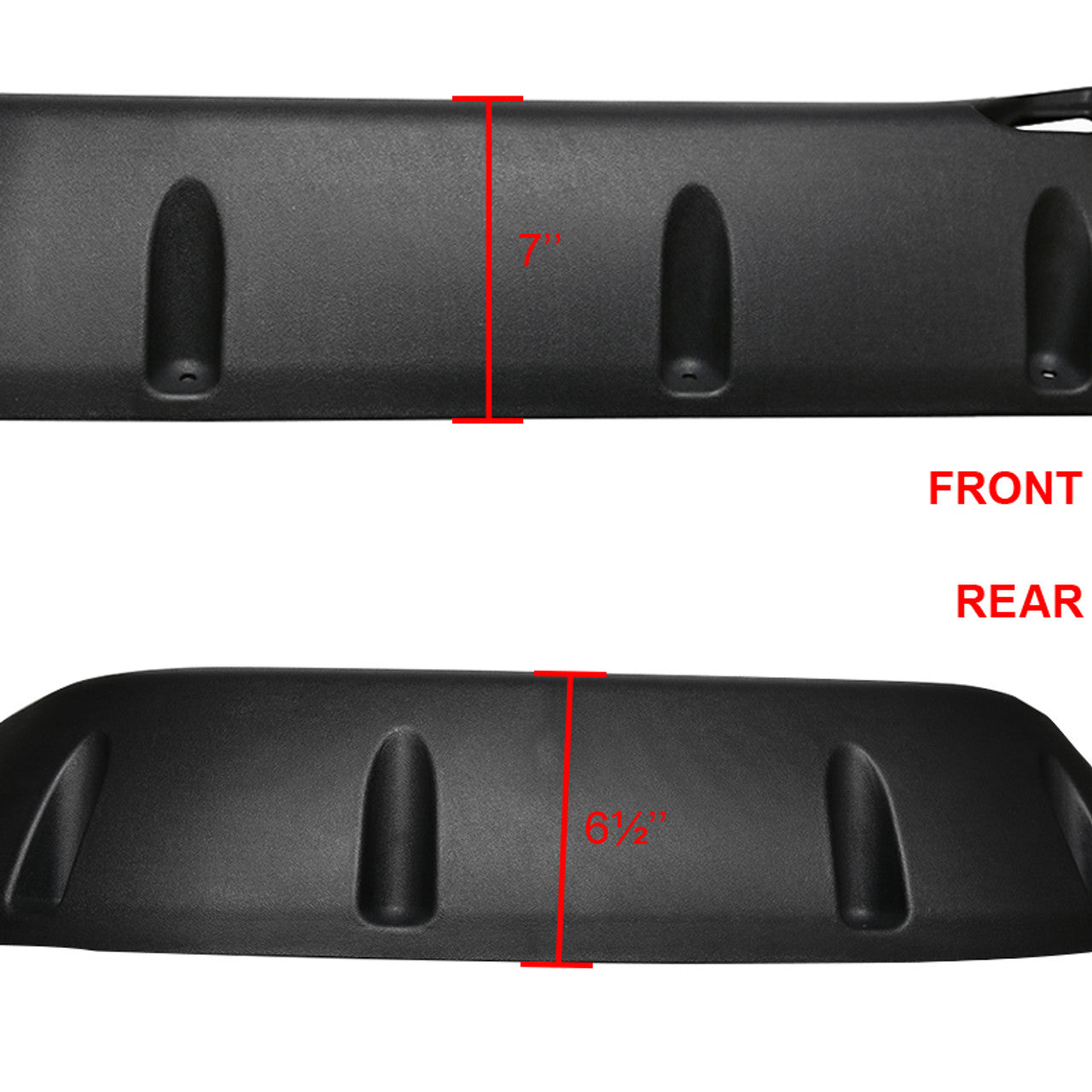 Spec D Extended Fender Flares (Textured Black, 6pc): Jeep Wrangler TJ 1997 - 2006