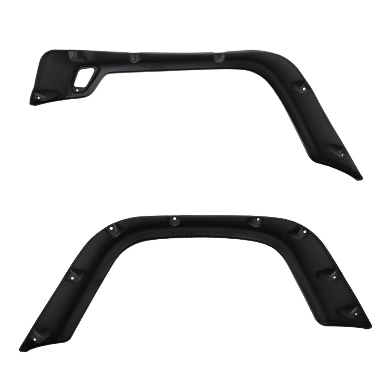 Spec D Extended Fender Flares (Textured Black, 6pc): Jeep Wrangler TJ 1997 - 2006