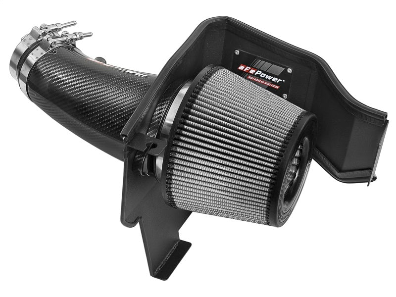 AFE Carbon Fiber Cold Air Intake System (w/Pro DRY S Filter): 300 / Challenger / Charger 6.4L 392 2011 - 2024