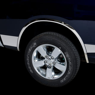 Putco 09-17 RAM 1500 Quad Cab 6.5 - 5.5in Wide - 12pcs (w/o Factory Flares) Pro SS Rocker Panels