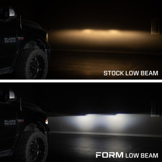 FORM Lighting Sequential LED Projector Headlights (PAIR): Fits Ram 1500/2500/3500 2009-2018