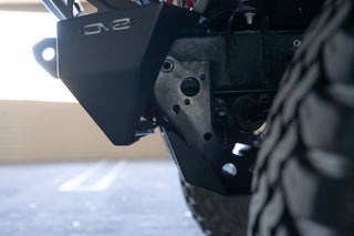 DV8 Offroad Sway-Bar Disconnect Motor Skid Plate (FRONT): Jeep Wrangler JL/Gladiator JT 2018-2025