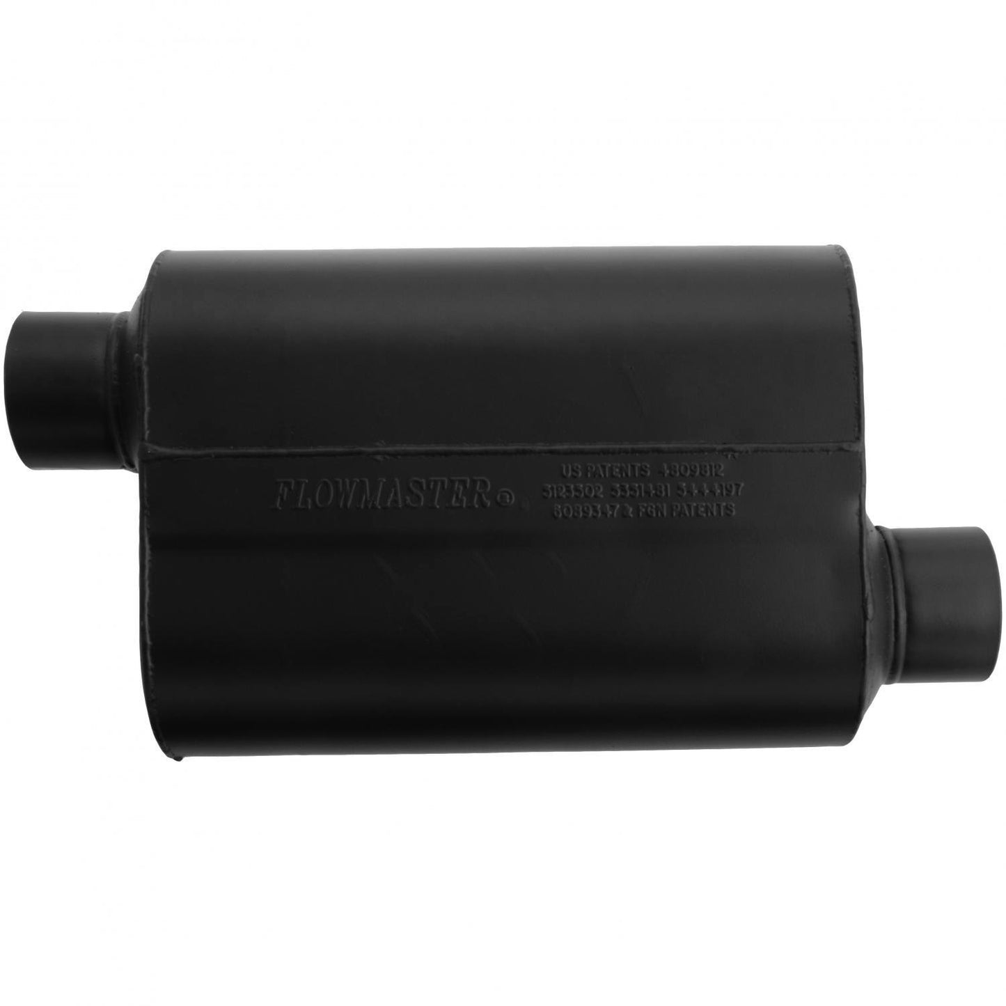 Flowmaster Super 40 Series Chambered Muffler: Chrysler 300 (05-13) / Dodge Challenger (08-13) / Charger (06-13) / Durango (04-09) / Magnum (06-08) / Ram 1500 (07-10)