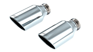 Borla Tip Kit 5" Round Angle-Cut Chrome: Ram 1500 3.0L 2025 Except RHO/GT