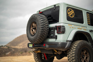 DV8 Offroad Spare Tire Carrier: Jeep Wrangler JL 2018-2025 3.6L / 6.4L 392