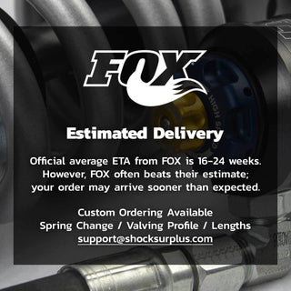 FOX 2.5 Perf Series Smooth Body Piggyback DSC Rear Shock (PAIR): Jeep Gladiator 20-26 w/ 0-6" Lift