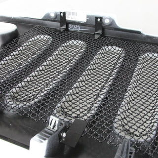 Spec D Black SS Mesh Grille Inserts: Jeep Wrangler JK 2007-2018