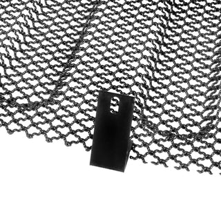 Spec D Black SS Mesh Grille Inserts: Jeep Wrangler JK 2007-2018