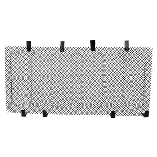 Spec D Black SS Mesh Grille Inserts: Jeep Wrangler JK 2007-2018