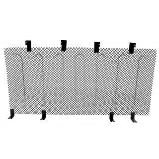 Spec D Black SS Mesh Grille Inserts: Jeep Wrangler JK 2007-2018