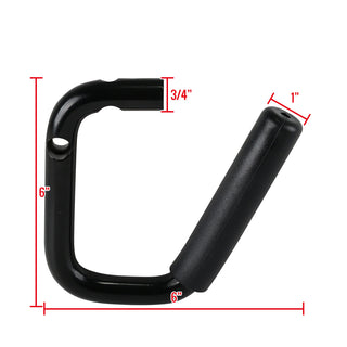 Spec D Black Steel Front Handle Bars: Jeep Wrangler JK 2007-2016 3.8L/3.6L