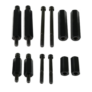 Spec D Black Steel Front Handle Bars: Jeep Wrangler JK 2007-2016 3.8L/3.6L