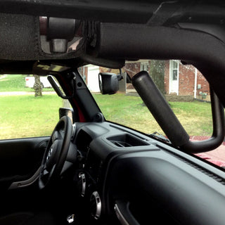 Spec D Black Steel Front Handle Bars: Jeep Wrangler JK 2007-2016 3.8L/3.6L