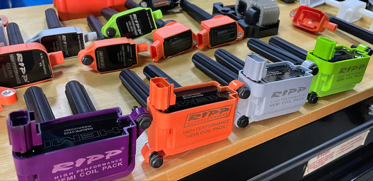 Ripp HEMI High Performance Coil Packs: Chrysler / Dodge / Jeep / Ram 5.7L Hemi, 6.1L SRT8, 6.4L 392 & 6.2L Hellcat 2005 - 2025