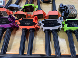 Ripp High Performance Coil Packs: Fits Most Dodge / Chrysler / Jeep V8 Models (2002-2026) - Plum Crazy / Sublime Green / HEMI Orange / Steel Gray / Mopar Blue / Red