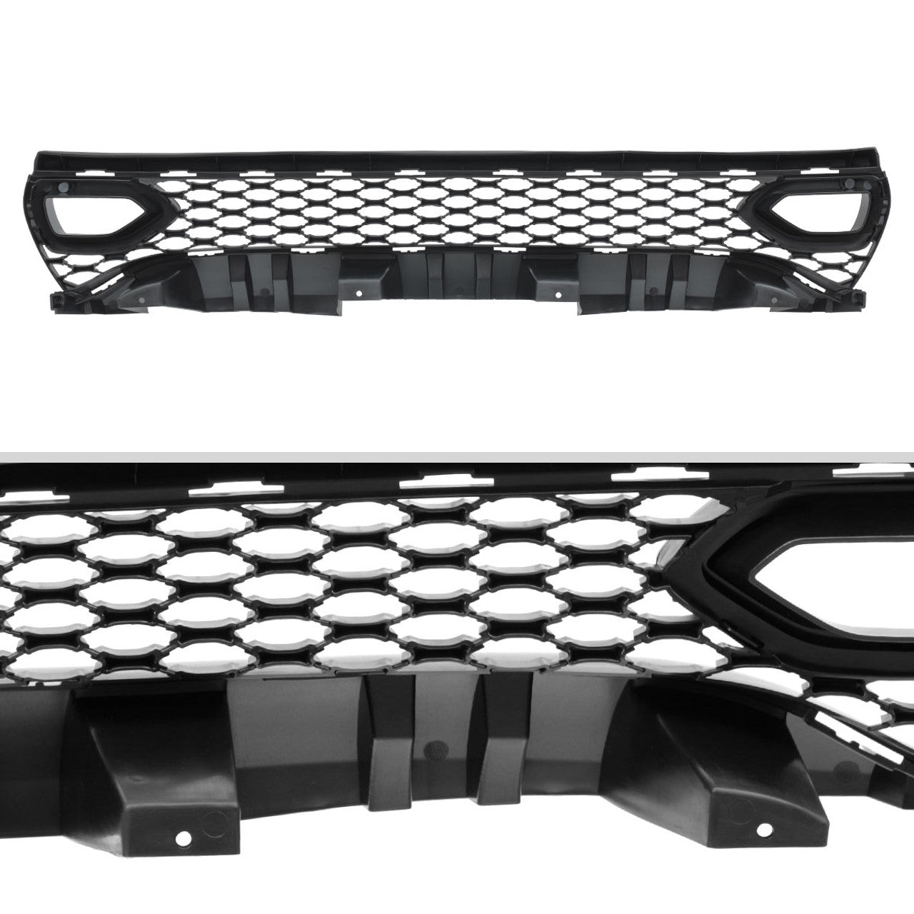 Spec D Dual Snorkel Grille (Black): Dodge Charger 2015 - 2023