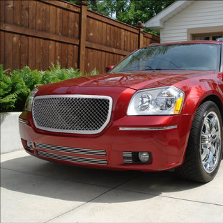 Spec D Chrome ABS Mesh Grille: Dodge Magnum 2005-2007 Non-SRT8