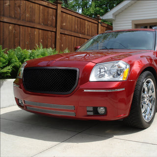 Spec D Black ABS Mesh Grille: Dodge Magnum 2005-2007 Non-SRT8