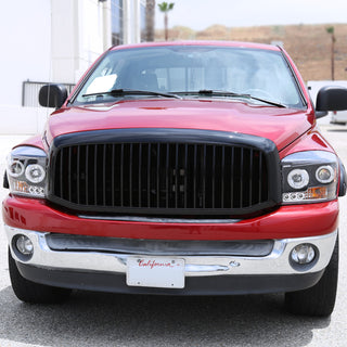 Spec D Vertical Grill (Black): Dodge Ram 2006 - 2008