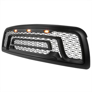 Spec D Rebel Grille w/ LED's (Matte Black): Dodge Ram 1500 2009 - 2012