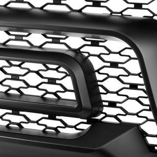 Spec D Rebel Grille w/ LED's (Matte Black): Dodge Ram 2500 / 3500 2010 - 2018