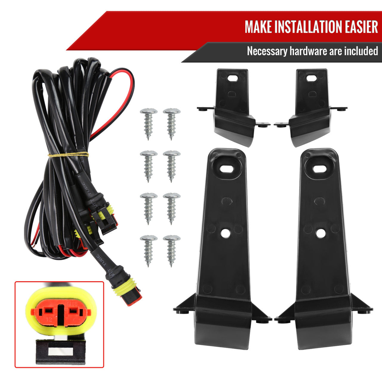 Spec D Rebel Grille w/ LED's (Matte Black): Ram 1500 2013 - 2018