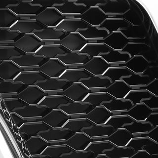 Spec D Rebel Style Grille (Chrome w/ Black Mesh): Ram 1500 2019 - 2024
